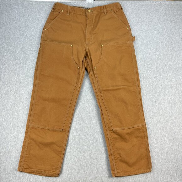 Carhartt Double-Front Utility Work Pant Mens 40x32 Loose Fit Duck Canvas B01 NEW - Picture 1 of 15